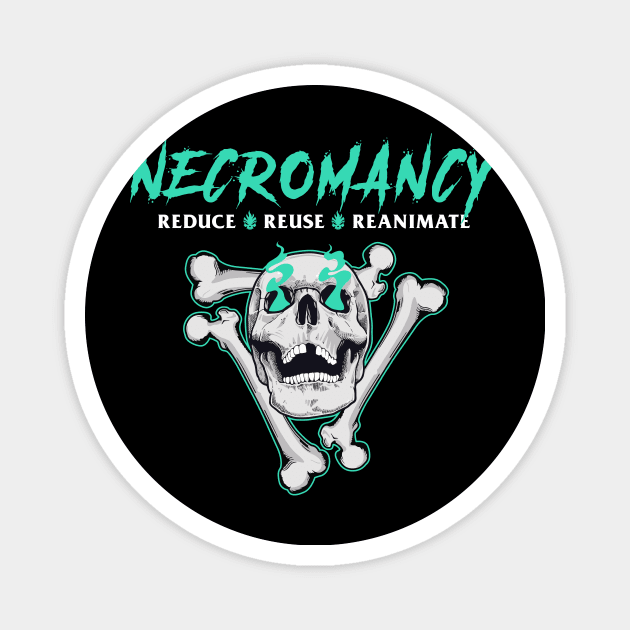 DnD Necromancy Magnet by OfficialTeeDreams